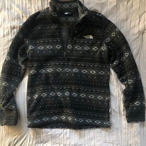 Mens North face quarter zip